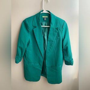 Teal Green Blazer Size medium